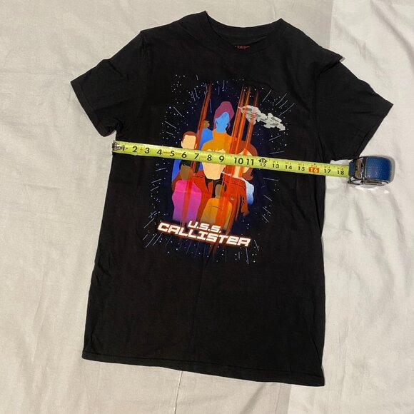 Netflix Black Mirror USS Callister Sci-fi Tv Show Black Graphic Tshirt - S - Picture 3 of 4